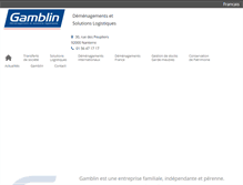 Tablet Screenshot of gamblin.fr